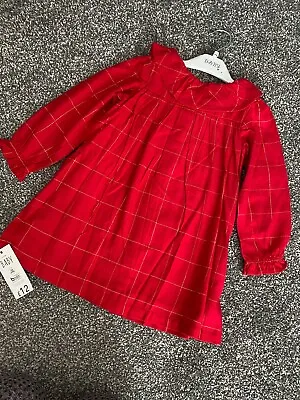 Baby Girl Red Dress 18-24 Months • £6