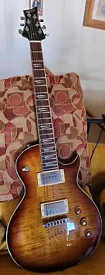 Mitchell MS450 Modern Single-Cut Electric Guitar Sunset Burst Coil Split Wow! • $250