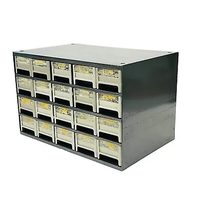 Metal Organizer Storage Cabinet With 20 Long Drawers 17 X 11 X 11 In • $199.97