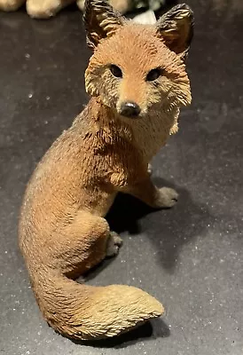 Stone Critters Vintage Fox Figurine • $18.87