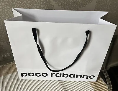 Paco Rabanne Large White Gift Carrier Bag • £3.99