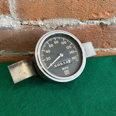 Vintage Stewart Warner 160 Mph Speedometer 3-1/2” Speedo Gauge Odometer Hot Rod • $51