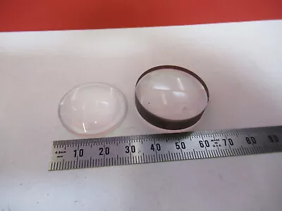 MEIJI JAPAN  LOT LENSES For CONDENSER MICROSCOPE PART AS PICTURED H9-B-33 • $19