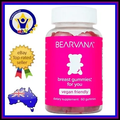 $64.95 • Buy BEARVANA BREAST ENLARGEMENT GUMMIES Natural Enhancement Growth Supplement Pills