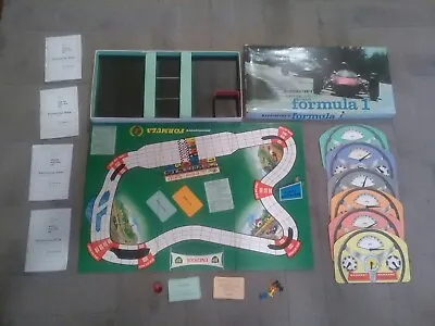 £14.99 • Buy Formula 1 One Motor Car Racing Board Game Waddingtons 1960s *Almost Complete*