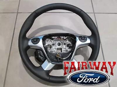 15 Thru 17 Transit Van 150 250 350 OEM Ford Black Leather Steering Wheel NEW • $289.95