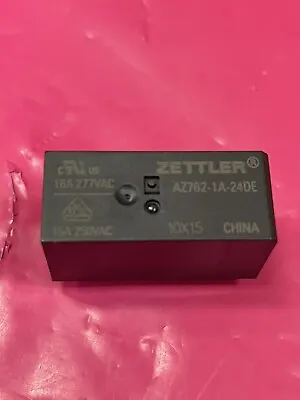 American Zettler AZ762-1A-24DE 16A SPDT Mini Power Relay 24VDC Coil SPST-NO • $1.99