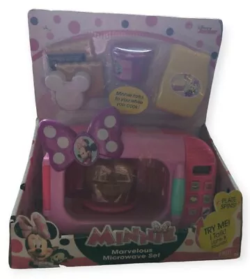 Minnie Mouse Marvelous Microwave Set  Officially Licensed Kids Toys For Ages 3 • $21.21