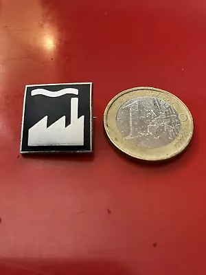 Factory Records Rare Original Black/chrome Enamel Pin Badge Fac 120 New Order • £150