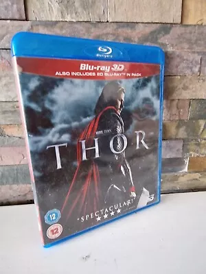 Marvel Thor 3D / 2D Blu Ray Set. UK. • £4.99