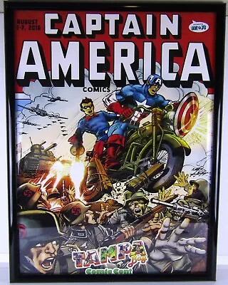 Captain America Tampa Comic Con Exclusive Poster 2016 Rare Marvel Comics Print • $97.01