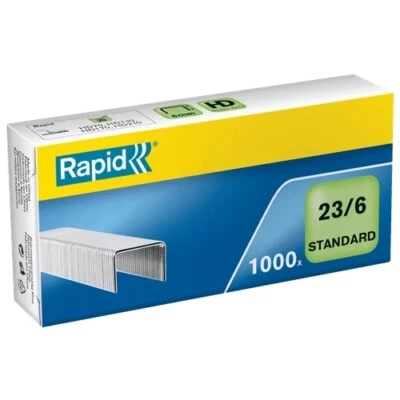 £4.35 • Buy Rapid Standard Staples 23/6 Pack Of 1000 24869100