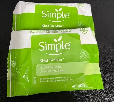 Simple Kind To Skin Facial Cleansing Makeup Remover Cleansing 7 Wipes/pk (2Pack) • $7.45