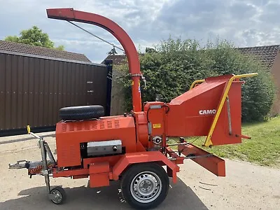 £6995 • Buy Camon 5 Inch Diesel Fast Two Wood Chipper Shredder - Only 244 Hours Use