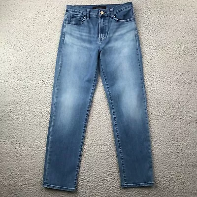 J BRAND Women's Size 25 TATE Boy Fit Sorority Raze Medium Wash Boyfriend Jeans • $34.99