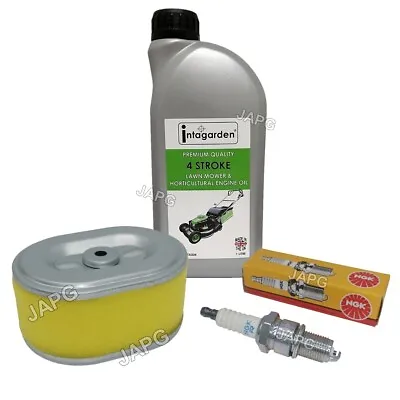 Service Kit For Honda GX110 GX120 GX140 Engine Air Filter NGK Spark Plug Oil • £13.99