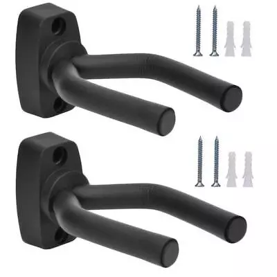 Guitar Wall Hanger Stands Ukulele Wall Mount 2 Pack Violin Hook Keep Holder D... • $9.06