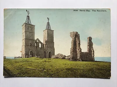 £2 • Buy 20108. Herne Bay. The Reculvers. Postcard.1907