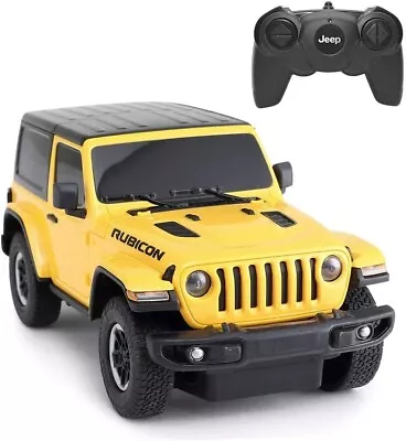 Jeep Wrangler Toy Rastar 1/24 Scale Jeep Wrangler JL Remote Control RC Car Jee • $51.99