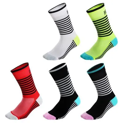 Road Cycling Socks Mens Womens Bicycle Riding Bike Sports Ankle Socks XC BMX MTB • $6.99