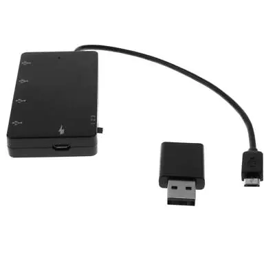 Micro Usb OTG Adaptor With 4-Port USB  Charging Host Cable Cord • $9.22