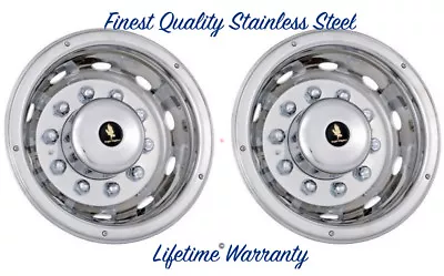 22.5  6 8 & 10 Lug Rv Bus Motorhome Wheel Simulators Deep Rear Rim Covers © • $297.95