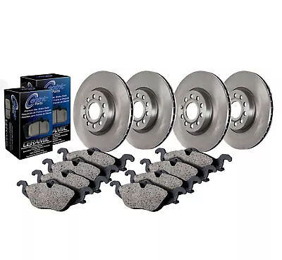 For 1981-1985 Mercedes-Benz 380SL 4 Wheel Disc Brake Kit Front And Rear Centric • $159.85