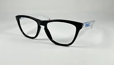 Oakley Frogskins OO9013 Custom Clear/Black/Blue  Sunglasses - Frame Only • $49.95