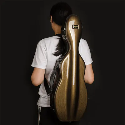 CHRISTINA 4/4 Full Size Violin Case Carbon Fiber Hard Case With Shoulder Strap • $189