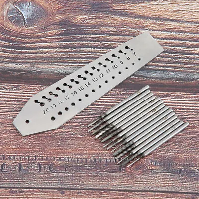 £33.59 • Buy 7-20 Steel Board Watch Dial Punch 36 Holes Watchmaker Punching Screw Taps Tool