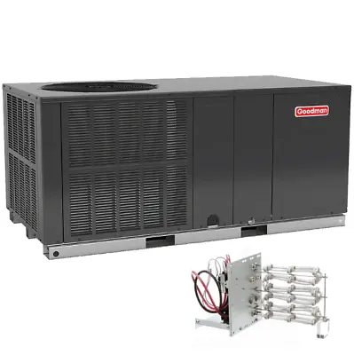 3 Ton Goodman 14 SEER All In One Packaged Unit GPC1436H41 With 10kW Heat Kit • $2850