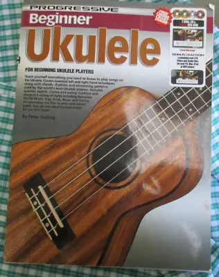 Progressive Beginner Ukulele Peter Gelling With 2 DVDs • $45