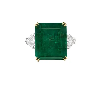 Harry Winston 20 Carats Emerald Ring AGL Cert • $130000