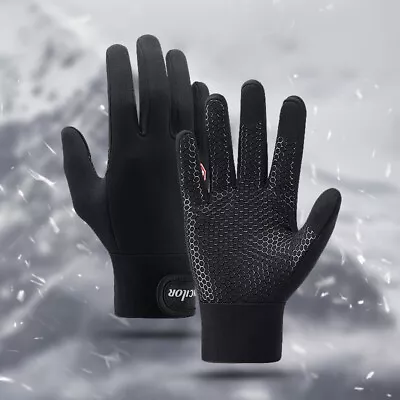 Winter Touch Screen Full Finger Gloves Men Women Cold Weather Windproof Ski Warm • $10.99