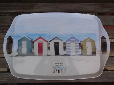 Beach Huts Large Melamine Serving/Lap Tray • £5