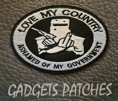 $8.05 • Buy LOVE MY COUNTRY Harley Davidson Biker Vest Patches Iron Sew On