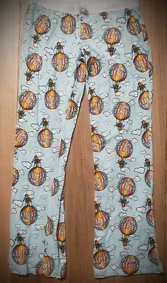 Sesame Street Womens Lounge Pants Big Bird Elmo Cookie Blue New Small FREE Ship • $17.99