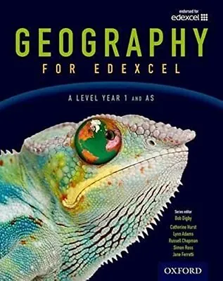 Geography For Edexcel A Level Year 1 And AS Student Book ... By Hurst Catherine • £12.99