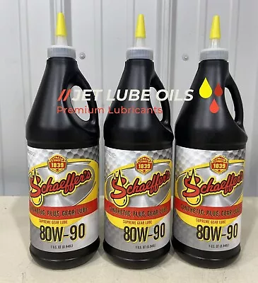 Schaeffer’s 293 80w-90 Supreme Gear Lube Oil 3 Quarts • $65.99