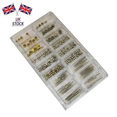 Watch Crown Head + Winding Stem+Tube Assortment Box For 2035 2836 8200 7009 8205 • £14.22