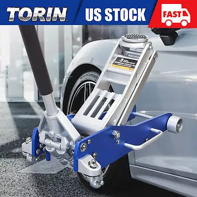 Torin TCE 3 Ton Aluminum Service/Floor Garage Jack Low Profile Economic Blue • $257.44