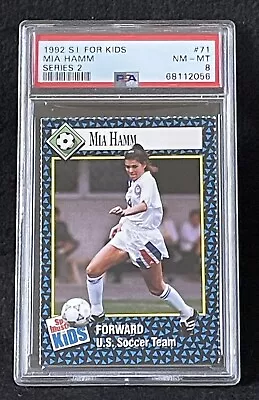 MIA HAMM ROOKIE 1992 Sports Illustrated For Kids SI #71 USWNT Soccer PSA 8 • $295