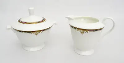 Mikasa Venetian Palace Creamer & Sugar Bowl - Ak010 Japan - Bone China - New • $25