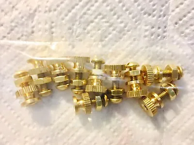 Telegraph Morse Key Part Kit Of Brass 10EA 8/32=Knurled Nuts+Nuts+Screws1/2  • $26.33
