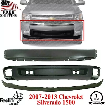 Set Of 3 Front Bumper Face Bar Primed Kit For 2007-2013 Chevrolet Silverado 1500 • $271.19