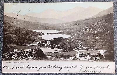 Antique Postcard Capel Curig And Snowdon Posted 1904 • £0.99
