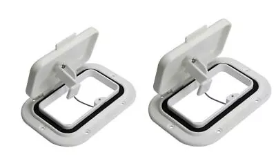 $51.71 • Buy 2 X Vent Scupper Air Vents For Caravan Trailer Boat  Nylon White Non Corrosive