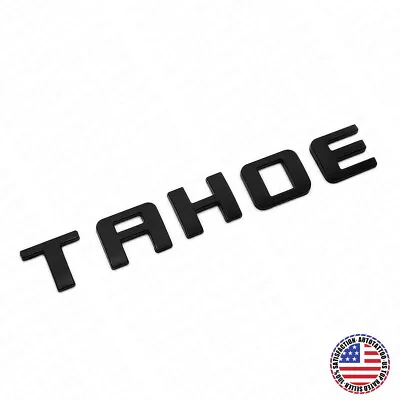 For Chevy Tahoe Front Door Liftgate Nameplates Letter 3D Emblem Z71 Matte Black • $12.74