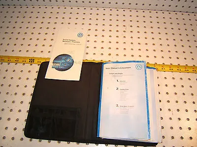 VW 2000 Jetta Owner Manual's Genuine OEM 1 Booklet With BLACK Outer VW OE 1 Case • $100