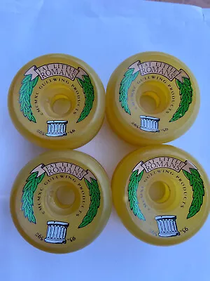 Vintage Gullwing Fat Little Romans Skateboard Wheels (set 4) Dead Stock 95A 59mm • $34.99